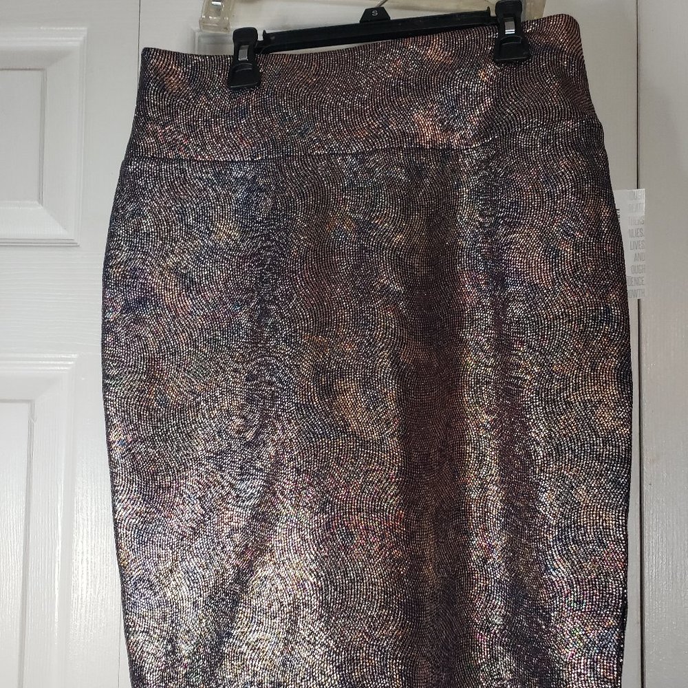 Multicolor LuLaroe Cassie Skirt Elegant Collection NWT
